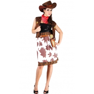 Brown Cowgirl Costume - Adult Cowboy Costumes Cowgirl Costumes